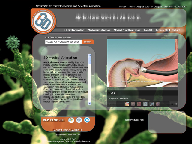 Tres 3D Medical Animation Studio